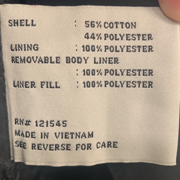 London fog black trench coat with removable quilted liner - Picture 6 of 6